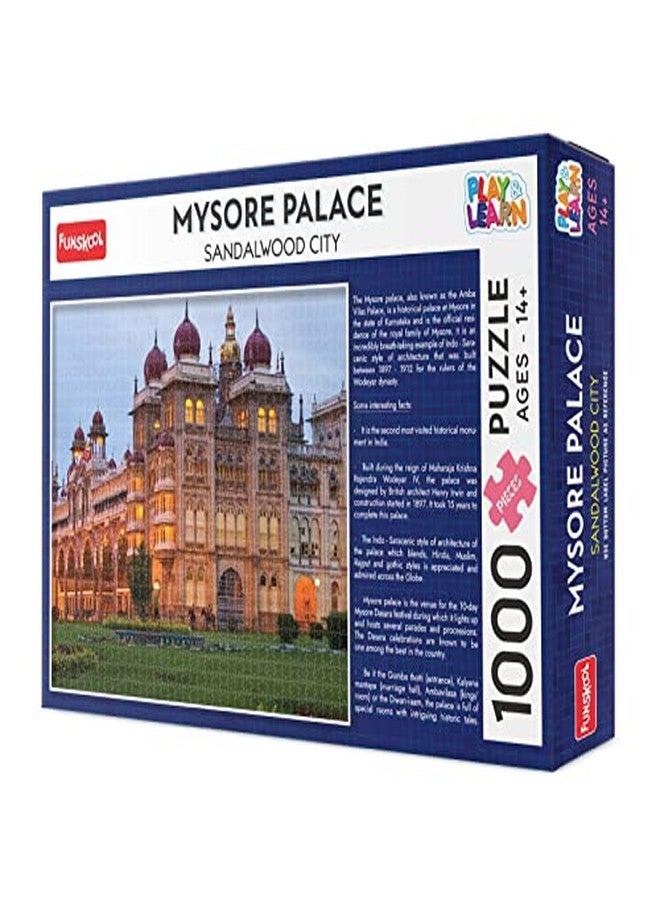 Funskool Play & Learn-Mysore Palace,Educational,1000 Pieces,Puzzle,for 14 Year Old Kids and Above,Toy - Image 4